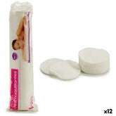 Disques démaquillants Coton Blanc (12 Unités)